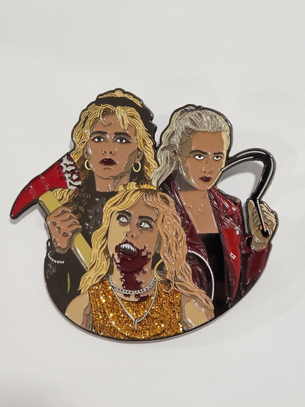 Lisa Frankenstein Enamel Pin - Freaky Abigail Kathryn Newton Sammy Millie Horror